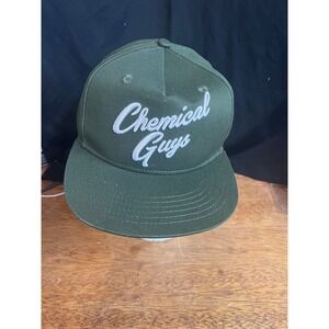Chemical Guys Olive Green Hat Cap‎ Fitted Baseball Authorized Apparel